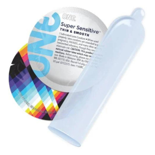 Презервативы супертонкие ONE Super Sensitive 3 штуки - 2