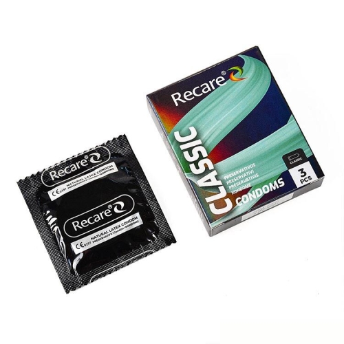Презервативы классические Recare Classic Condoms Holographic 3 штуки - 2