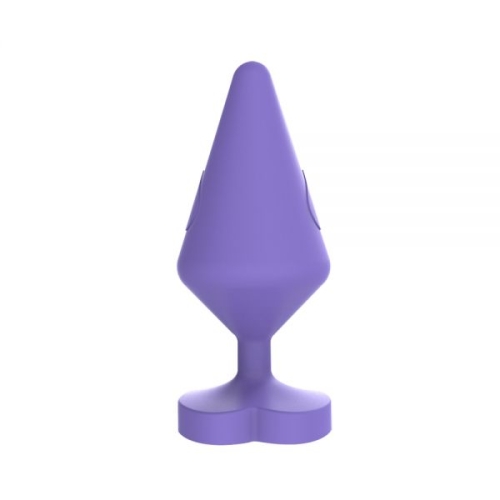 Анальный плаг сиреневый CHISA Large Luv Heart Plug - 2