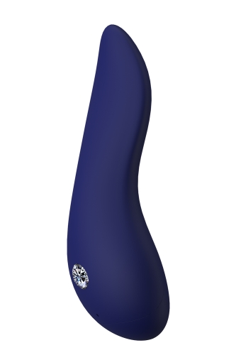 Кліторальний вібростимулятор синій силіконовий BLUE EVOLUTION ZELUS - 4