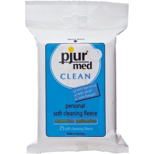 Влажные салфетки для очистки секс игрушек pjur med CLEAN 25 штук