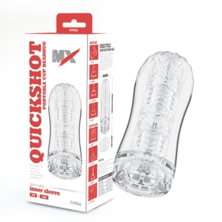 Мастурбатор для мужчин прозрачного цвета Chisa MX Quickshot Portable Cup Bearhug