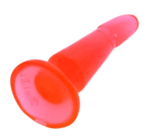 Анальна пробка на присоску Butt hungry BI-017002 Red - 3