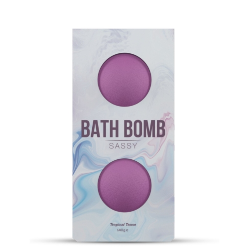 Бомбочка для ванни з ароматом тропіків Dona Bath Bomb-Sassy-Tropical Tease (140 гр) - 1