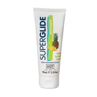 Лубрикант съедобный для орального секса со вкусом ананаса SUPERGLIDE 75 мл