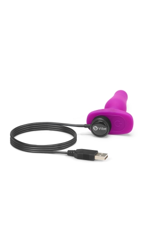 Анальна пробка з вібрацією b-Vibe для еротичних ігор рожева - 7