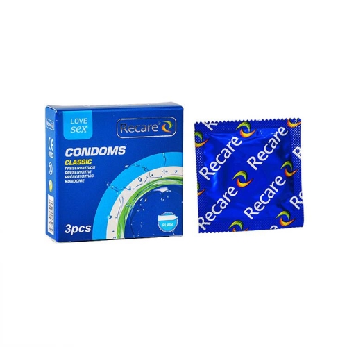 Презервативы классические Recare Classic Condoms 3 штуки - 1