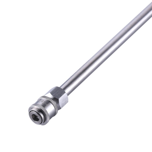 Подовжувач штока для секс машин сріблястого кольору Hismith Extension Rod - 3