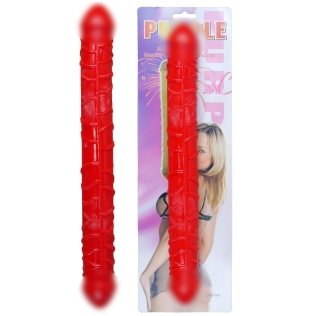Фаллоимитатор двухсторонний реалистичный красного цвета BOSS of TOYS Boss Series Dong
