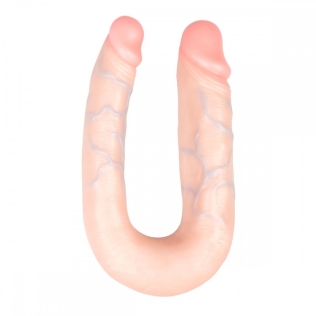 Двусторонний реалистичный фаллоимитатор EasyToys Duo Dildo 17 см