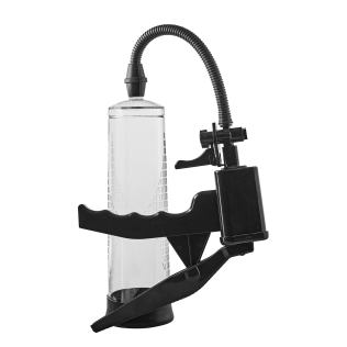 Помпа вакуумная для пениса прозрачного цвета Dream Toys RAMROD PISTOL PENIS PUMP