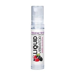Лубрикант с эффектом вибрации Amoreane Med Liquid Vibrator Berries 10 мл