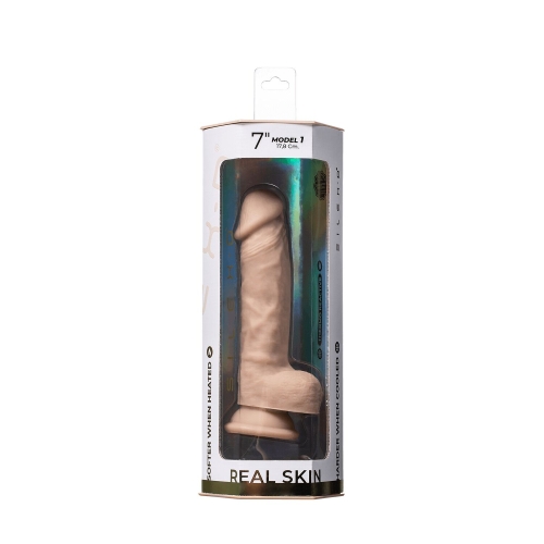 Фалоімітатор реалістичний на присосці тілесного кольору SilexD Johnny Real Skin model 1 - 6