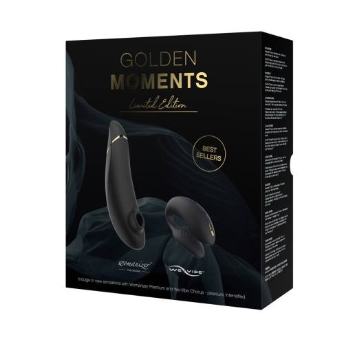 Преміальний подарунковий набір секс іграшок чорного кольору Womanizer Premium та We-Vibe Chorus - 6