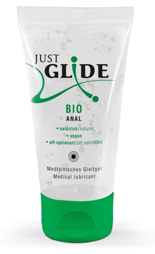 Веганская органическая анальная смазка на водной основе Just Glide Bio Anal 50 мл - 1