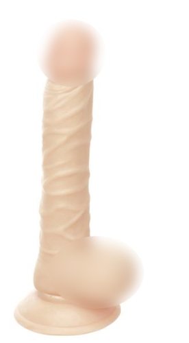 Фалоімітатор 16/4 см реалістичний з присоскою G-Girl Style 8inch dong With Suct - 1
