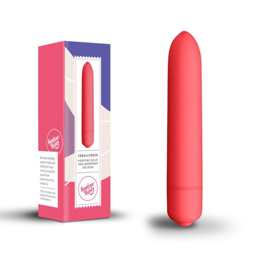 Вібратор для клітора оранжевого кольору SugarBoo Coral Crush - 4