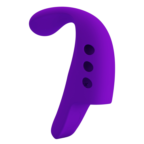 Вібронасадка на палець для клітора фіолетова Lybaile Pretty Love Fingering Vibrator Gorgon - 4