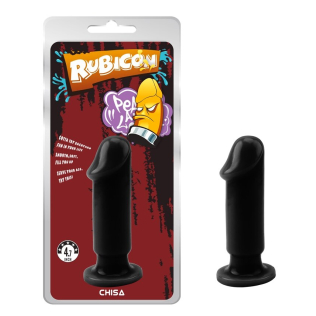 Анальная пробка на присоске в виде члена черная Chisa Evil Dildo Plug M