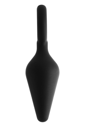 Анальная пробка с кольцом черная Dreamtoys FANTASSTIC размер Medium - 3