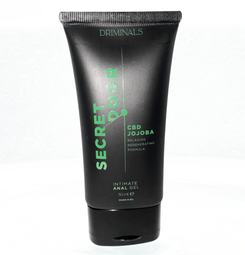 Анальный лубрикант с маслом жожоба и алое вера на водной основе Driminals Secret Door CBD &amp;amp; JOJOBA 50 мл - 1
