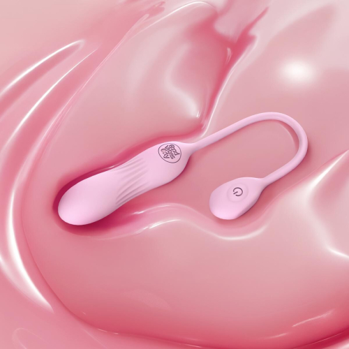 Виброяйцо вагинальное ребристое розового цвета Good Vibes Only SIVA Bullet Vibrator - 11