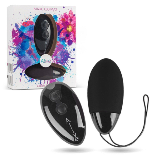 Виброяйцо черное Alive Magic Egg MAX - 2