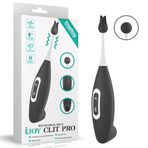 Вибратор для клитора черный Lovetoy IJOY Pro - 1