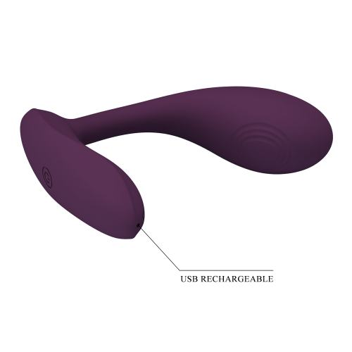 Смарт вібратор для точки G та клітора фіолетового кольору Lybaile Pretty Love G-Spot APP Baird - 7