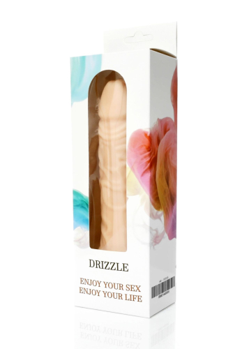 Реалістичний гелевий вібратор тілесного кольору Boss series Drizzle - 8