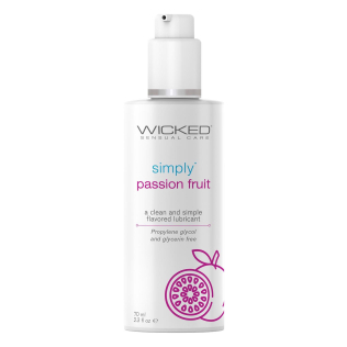 Оральний лубрикант на водній основі зі смаком Маракуя Wicked Sensual Care 70 мл