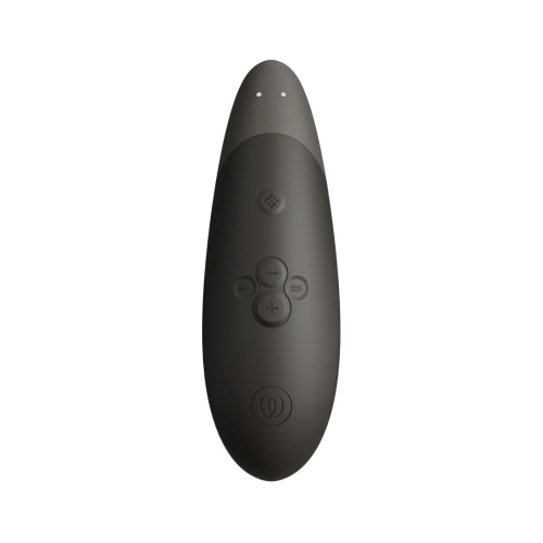 Вакуумний кліторальний чорний стимулятор Womanizer Enhance - 5