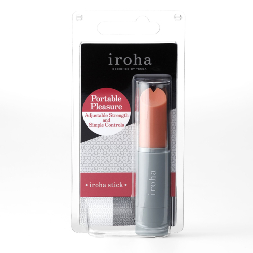 Вибратор водонепроницаемый для клитора с силиконовым наконечником IROHA STICK - 3