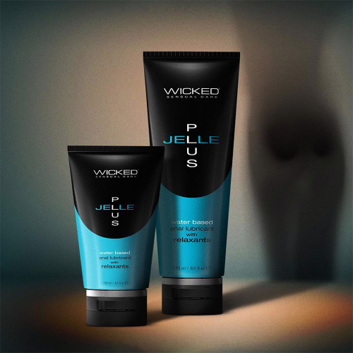 Анальне мастило розслаблююче на водній основі Wicked Sensual Care WICKED JELLY PLUS 240 мл - 3