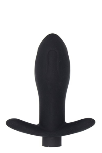 Анальна пробка з вібрацією чорна MAI Attraction Toys № 87 - 1