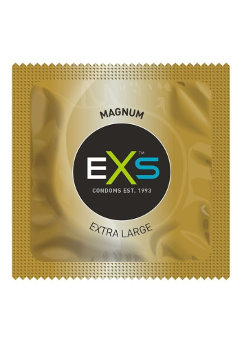 Набор латексных презервативов большого размера EXS Magnum LARGE 10 штук - 1