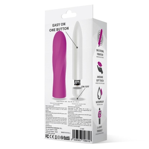 Міні вібратор для жінок кліторальний рожевий силіконовий Latetobed ​​Trimy Easy Quick Vibrating Bullet Silicone - 3