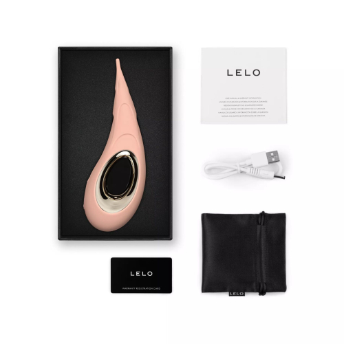 Кліторальний вібратор точкова стимуляція технологія Infinite Loop рожевий LELO DOT Cruise Peach Please - 6