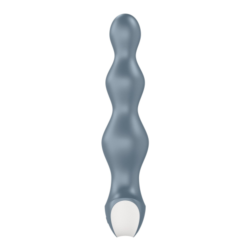 Анальный 12/3,2 см стимулятор-бусины с двумя моторами Satisfyer Lolli-Plug 2 (ice blue) Пробка Лолли - 3