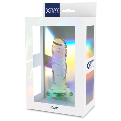 Фаллоимитатор реалистичный XRAY прозрачного цвета - 5