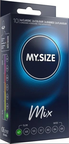 MY SIZE MIX презервативы 47 мм 10 штук Май Сайз Микс - 1