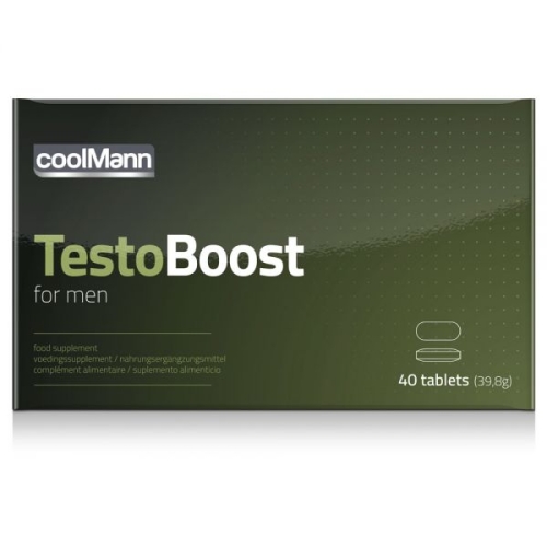 Препарат для чоловічої сили Cobeco Pharma CoolMann Testoboost For Men 40 капсул - 1