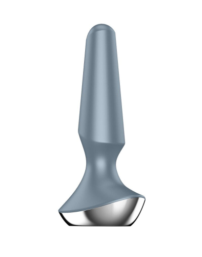 Анальна вібропробка сіра Satisfyer Plug-ilicious 2 - 1