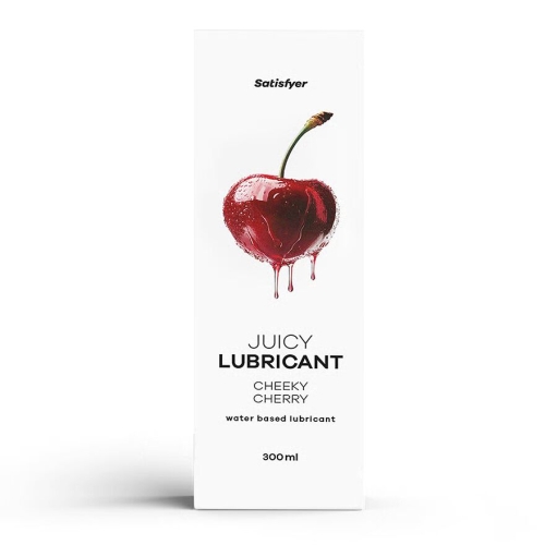 Лубрикант на водной основе с нежным ароматом вишни Satisfyer Juicy Lubricant 300 мл - 1