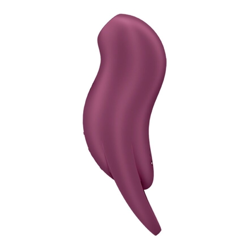 Вакуумный клиторальный стимулятор с вибрацией фиолетового цвета Satisfyer Pocket Pro 1 - 2