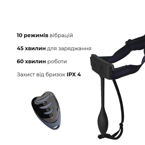 Вібротрусики з бездротовим пультом Adrien Lastic Pan-t Vibe - 3