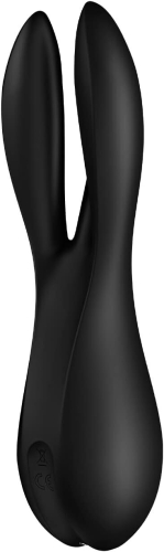 Клиторальный вибратор черного цвета Satisfyer Threesome 2 - 4