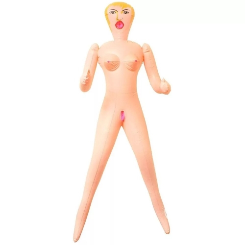 Надувна секс-лялька для чоловіків вінілова бежева Pipedream MILF Doll - 2