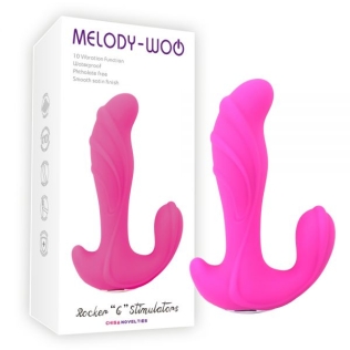 Вибромассажер для простаты и точки G розовый Chisa Rocker Stimulators