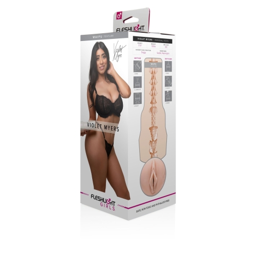 Мастурбатор вагина в колбе порнозвезды Вайолет Майерс телесного цвета Fleshlight - 6